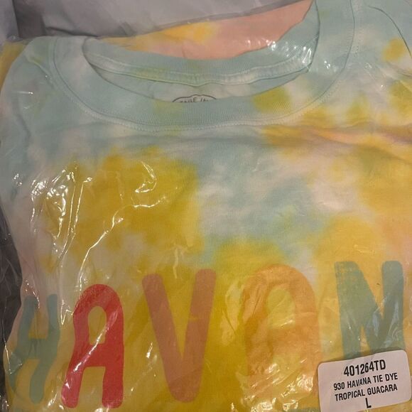 Recycled Karma Tie Dyed Havana Tee New - Picture 5 of 5